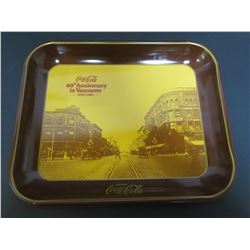 60th Anniversary 1920-1980 Coca Cola tray #07925