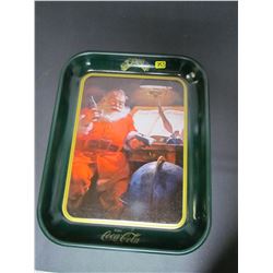 1983 Produced by the Ohio Art Company Coca Cola Christmas tray