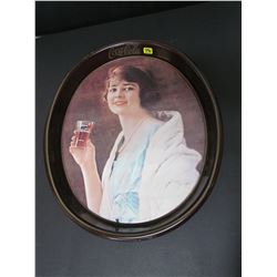 Coca Cola Tray Designed for memorbilia purposes taken from 1923 Ad printed 1973