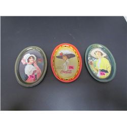 "3 tip trays" Coca Cola Canadian Editions 1978