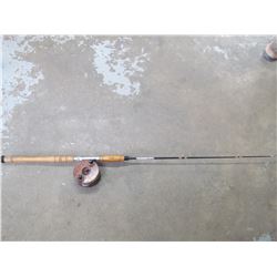 Vintage Fishing Rod with wooden reel