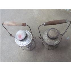 2 CPR Lanterns (1broken glass globe)