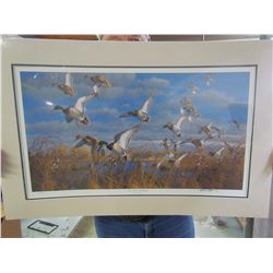 Unframed Ducks Unlimited "Vic's Pond Mallards" by Michael Sieve 1996