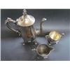 Image 1 : Silver Elegance plated E.D. Brass tea set (sugar,cream,pot)