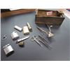 Image 1 : old zippos and grooming tools in sm Skim milk box