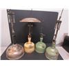 Image 1 : 4 gas Lamps (silver-Coleman,cream color- model no128c, 2mint green-model no168k