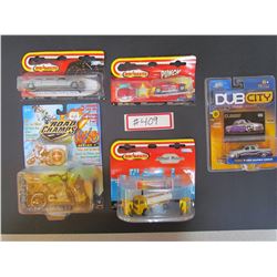 Lot #1 Toy cars- 3 Majorette,1 Dub city,1 Road champs-3 in1 Trick Stick Bike