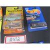Image 3 : Lot#3-2 matchbox (Lincoln Premiere, Luigis Pizza Jeep), 3 Hotwheels (Porsche99,JaguarXJ220,JaguarXJ2