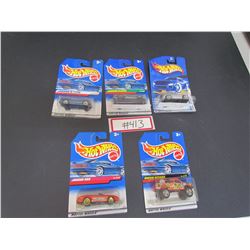Lot#4- 5 Hot wheels (Super Nissan,JaguarXK8,Jaguar D type,Jaguar XJ220,Toyota RSC)
