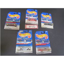 Lot#6-5 Hotwheels- 98 1st Ed. PanozGTR1,Avus Quatto,Lakester,Caddy 59,Jaguar D Type