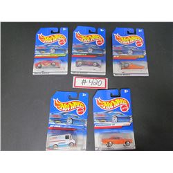 Lot#10-5 Hotwheels- Silhouette II,Escort Rally,XT-3, Pit Crew,Roadrunner 70