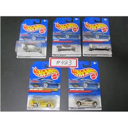 Lot#13-5 Hotwheels- Avs Quattro,Sol Aire CX4,Hot Seat, Panoz GTRI Police
