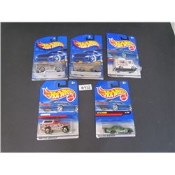 Lot#22 5 Hotwheels-Bronco,Ranger,At-a-tude,Bus,Tropicool
