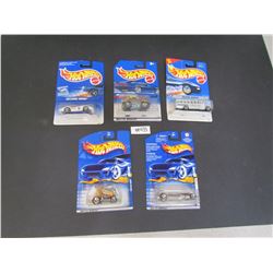 Lot#23-5 Hotwheels-Express Lane,Second Wind,Jet Threat 3.0,Gulch Stepper,Silver Series