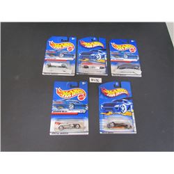 Lot#26-5 Hotwheels Ford GT90,Shadow MKIIA,Metrotrail,Vulture,Tail Dragger