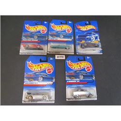 Lot#30- 5 Hotwheels-3 Window34,Callaway C-7 Muscle Tone,Tbird 63,Pikes Peak Tacoma