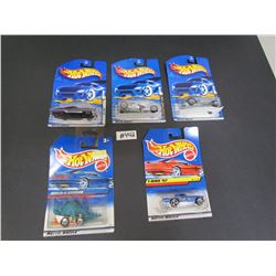 Lot#32-5 Hotwheels-T Bird 57',Speed-a-saurus,Sweet16,Evil Twin,Screamin Hauler
