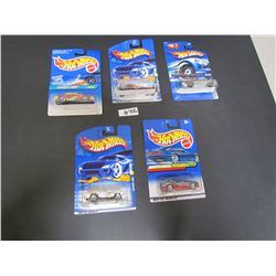Lot#36- 5 Hotwheels Crunch Chief,Greased lightnin,Corvette 1965,Monte Carlo,57 chevy belair