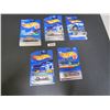 Image 1 : Lot#36- 5 Hotwheels Crunch Chief,Greased lightnin,Corvette 1965,Monte Carlo,57 chevy belair