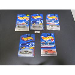 Lot#37-5 Hotwheels-Impala1959,chevy s10 racing,65 Impala Lownder,Corvette Stingray,1997 Corvette