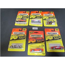 Lot#45-6 Matchbox-Nissan 300ZX,IMSA Mustang,BMW Z-3,Maintence truck,Isuzu Rodeo,Stinger