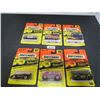 Image 1 : lot#48- 6 Matchbox-Street Streak,Maintence truck,Garbage truck,Lamborghini Countach,Chevy Van,Rocket