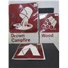 Image 1 : Campsite Signs (24x18), (17.5x12.5),(12x12)