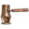 Image 1 : c. 1770-80s Revolutionary War Era Hand-Forged Coppered Chocolate Pot with Handle