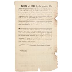 JOHN NICHOLSON, Pennsylvania Land Grant