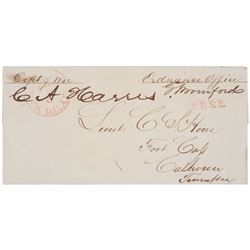 1800s War Department Free Frank Signed Covers