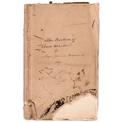 1837 US Army General (Alexander Macomb’s) Manuscript for his Courts Martial Book