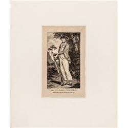 Rare 1785 Captain James Cook, F.R.S.Original Engraved Portrait