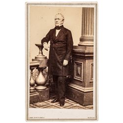 1860s Civil War Period Handsome Edward Everett Carte de Visite Photograph Image