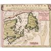 Image 2 : c. 1740 Colorful Map DOMINIA ANGLORUM in AMERICA SEPTENTRIONALI by Homann + Moll
