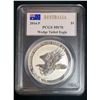 Image 1 : 2014-P Australia Wedge-Tailed Eagle PCGS MS70, Mercanti Signed