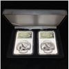 Image 1 : 2016 Set of 2 China Panda NGC MS 70 Early Releases