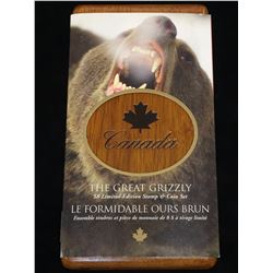 2004 $8 The Great Grizzly Stamp & Coin Set