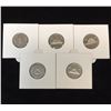 Image 2 : Lot of 5 - Canadian 5-Cents