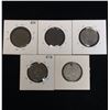 Image 2 : Lot of 5 Canada Large Cents