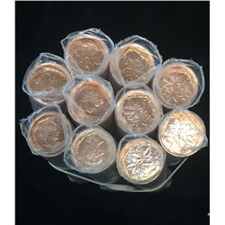 2012 1-Cent Non-Magnetic Rolls