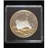 Image 1 : 2010 $1 Canadian Navy Proof Silver Dollar Commemorative