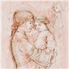 Image 2 : "Nicole with Baby" Limited Edition Lithograph by Edna Hibel (1917-2014), Numbered and Hand Signed wi