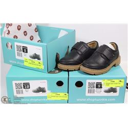 THREE PAIRS OF KIDS SHOES SIZE 8,9,10