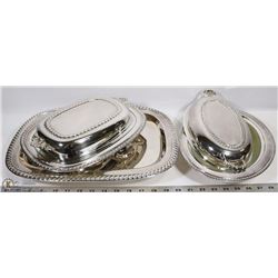 SILVER PLATED SERVING PIECES