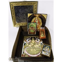 FLAT OF HINDI THEMED ART