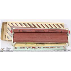 VINTAGE V-MASTER CIGARETTE MAKER IN BOX WITH