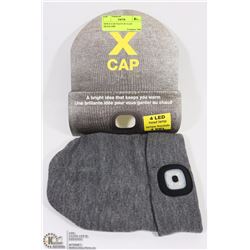 NEW X-CAP TOQUE W/ 4 LED HEADLAMP
