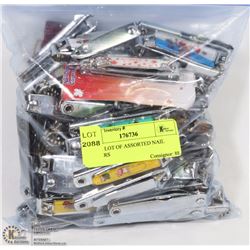 LOT OF ASSORTED NAIL CLIPPERS