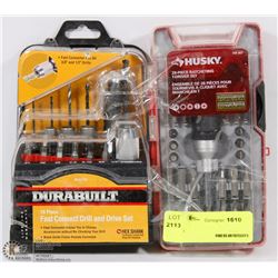 LOT OF 19PC FAST CONNECT DRILL AND DRIVE SET