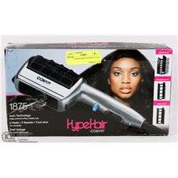 CONAIR HYPE HAIR 1875 WATT HAIR DRYER